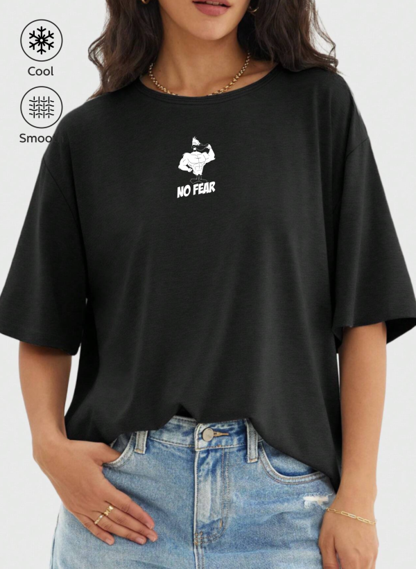 DufyDuck Baskılı Oversize Tişört 5 dufyduckgymk siyah 03 scaled - DufyDuck Baskılı Oversize Tişört