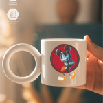 Mickey Mouse Baskılı Kupa Bardak