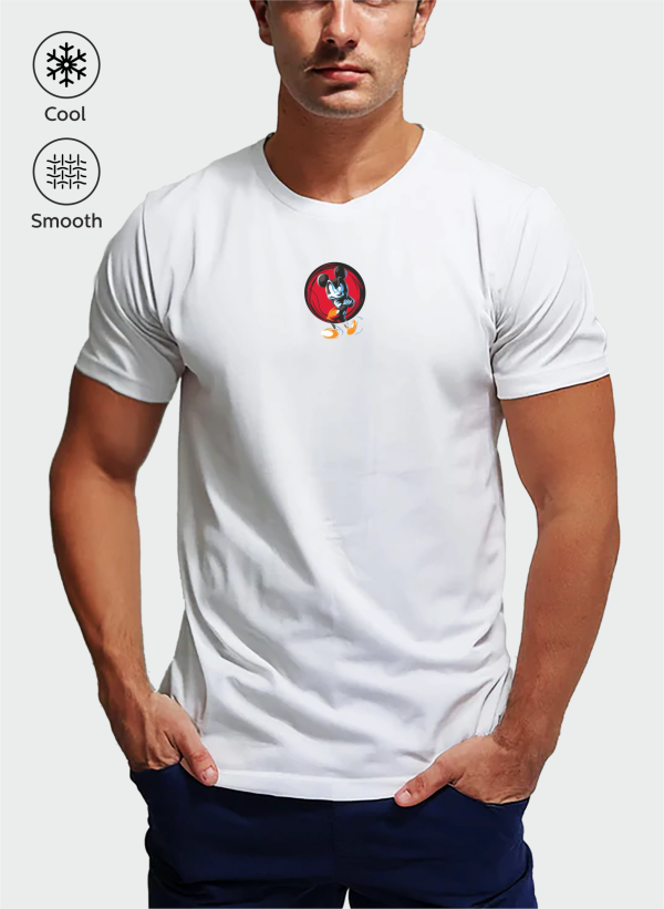 mickeymouse beyaz 01E scaled - Mickey Mouse Baskılı Oversize Tişört