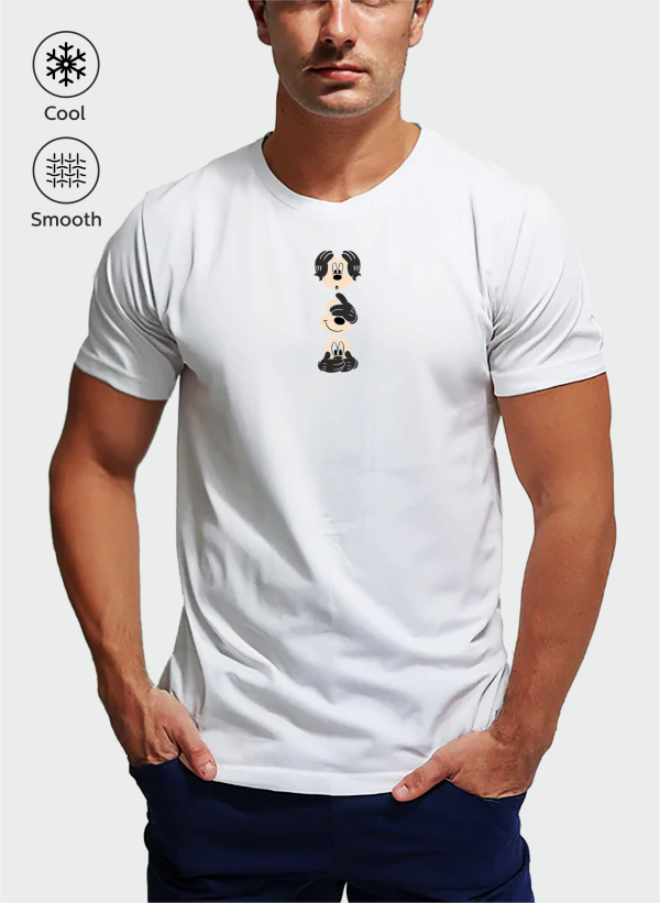 mickeymouse beyaz 03E scaled - Mickey Mouse Baskılı Oversize Tişört