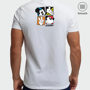 Mickey Mouse Baskılı Oversize Tişört - Görsel 4