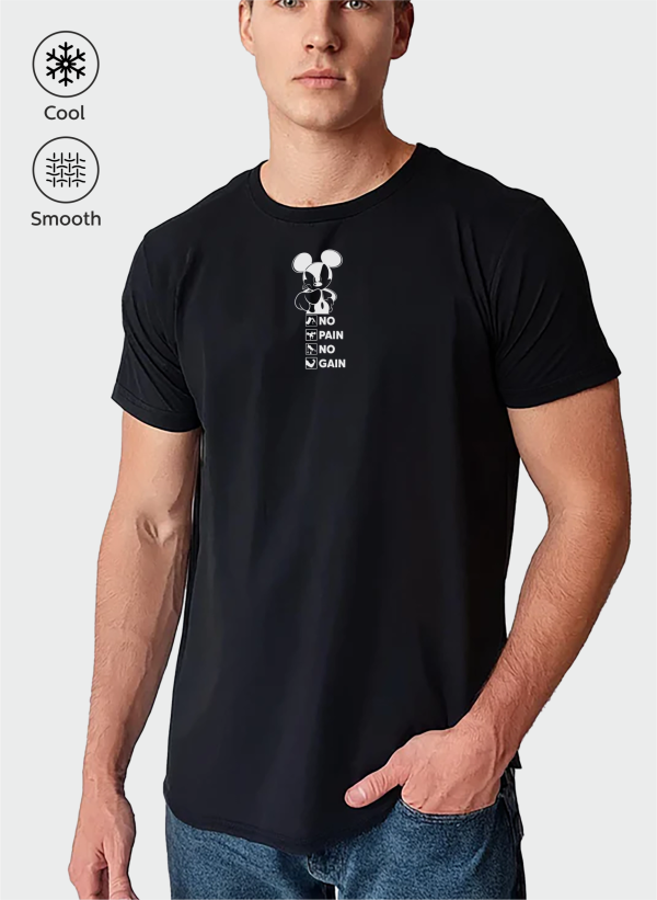mickeymouse siyah 02E scaled - Mickey Mouse Baskılı Oversize Tişört