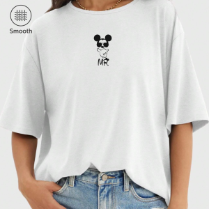 Mickey Mouse Baskılı Oversize Tişört 9 Mickey Mouse Baskılı Oversize Tişört - Görsel 3