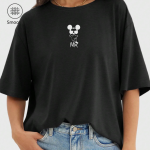 mickeymousegym siyah 04K scaled - Mickey Mouse Baskılı Oversize Tişört