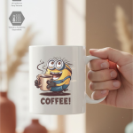 Minion Baskılı Kupa Bardak