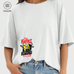 minnions beyaz 05K scaled - Minnions Baskılı Oversize Tişört