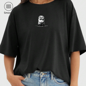 Minnions Baskılı Oversize Tişört - Görsel 3