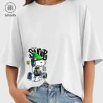 snoopy beyaz 02 scaled - Snoopy Baskılı Oversize Tişört