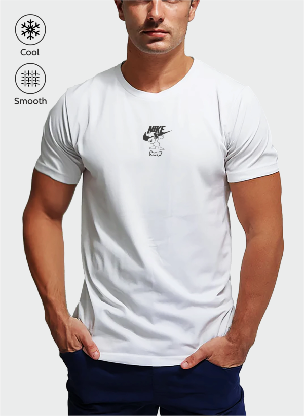 Snoopy Baskılı Oversize Tişört 2 soopygym beyaz 02 scaled - Snoopy Baskılı Oversize Tişört
