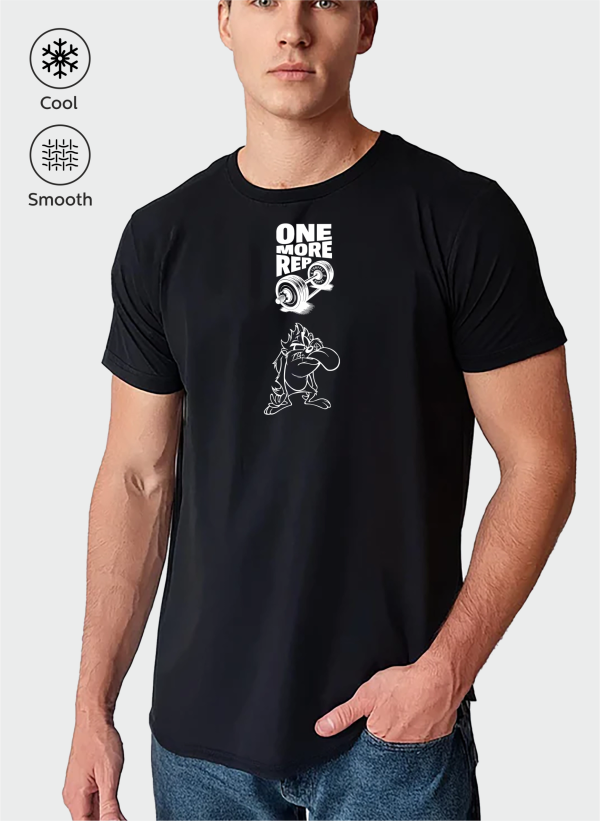 tazgym siyah 01 scaled - Tazmanya Canavarı Baskılı Oversize Tişört